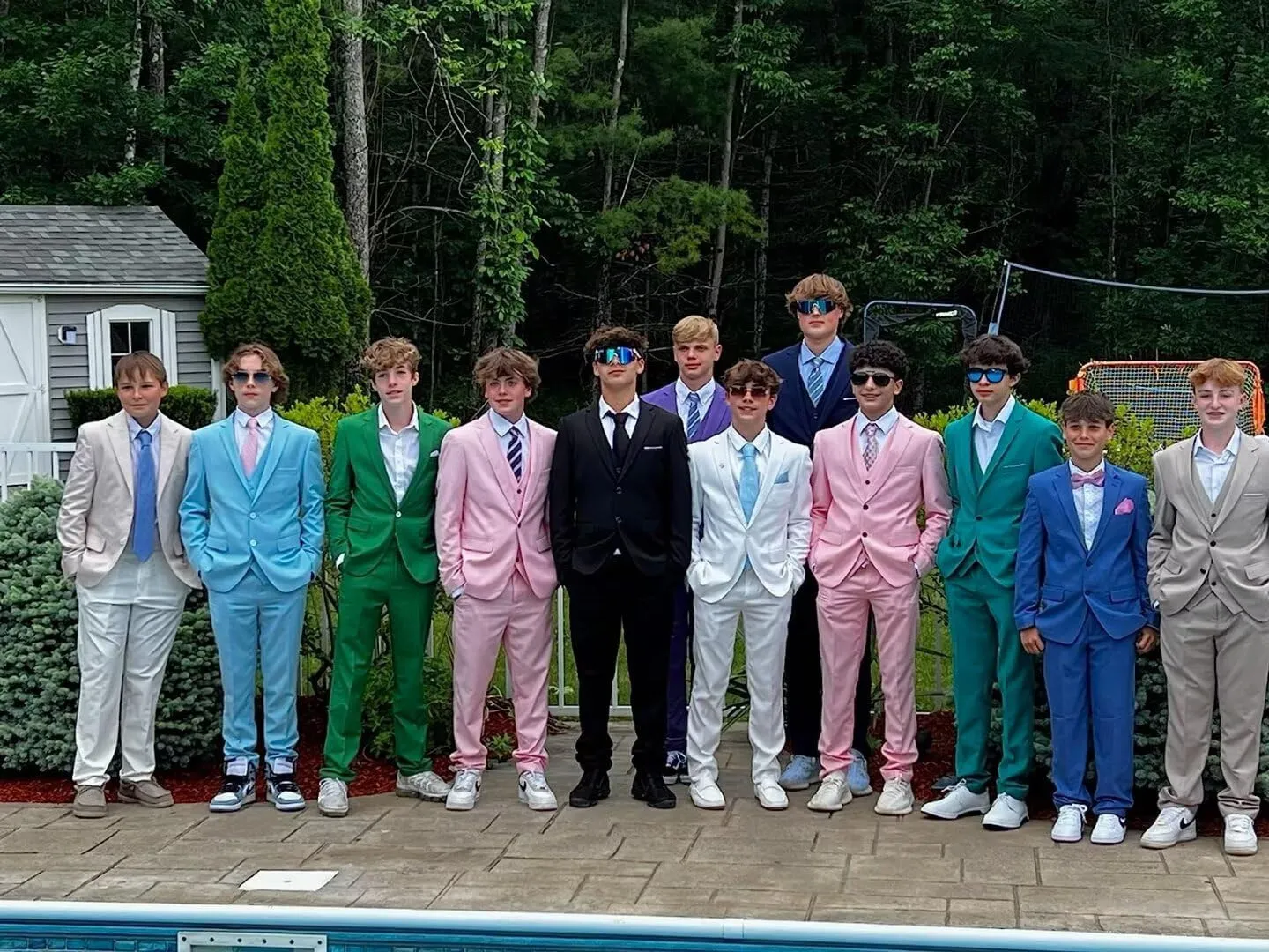 3 Piece Slim Fit Suits for Men Prom Mens Suit 3 Piece Classic Fit Wedding Suit Solid One Button Jacket Vest Pants