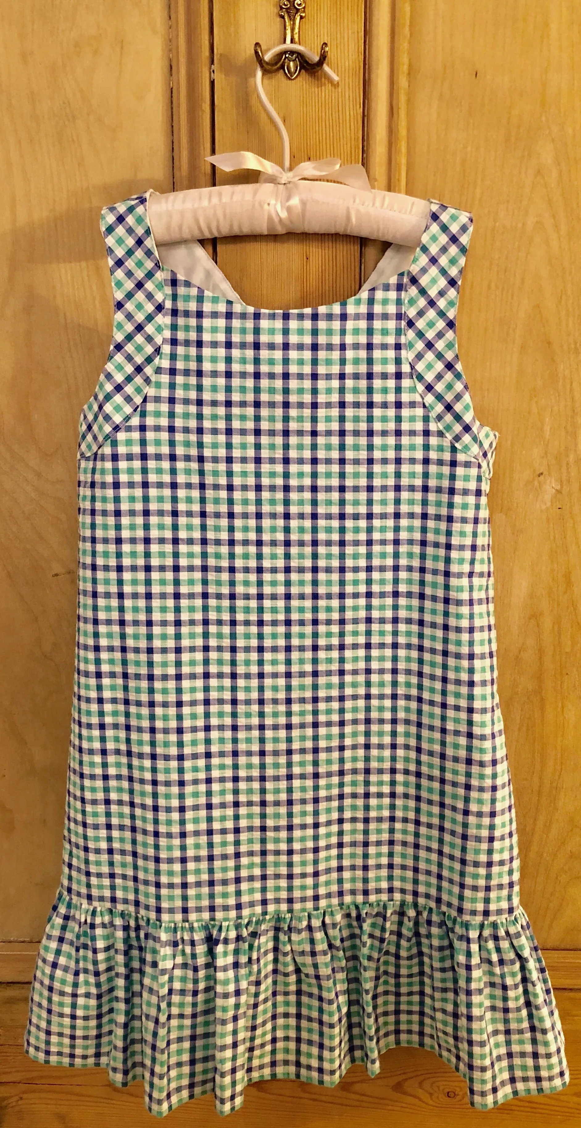 Blue/Green Plaid Sundress