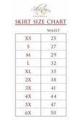 Daisy Corsets Lavender Holo Skater Skirt