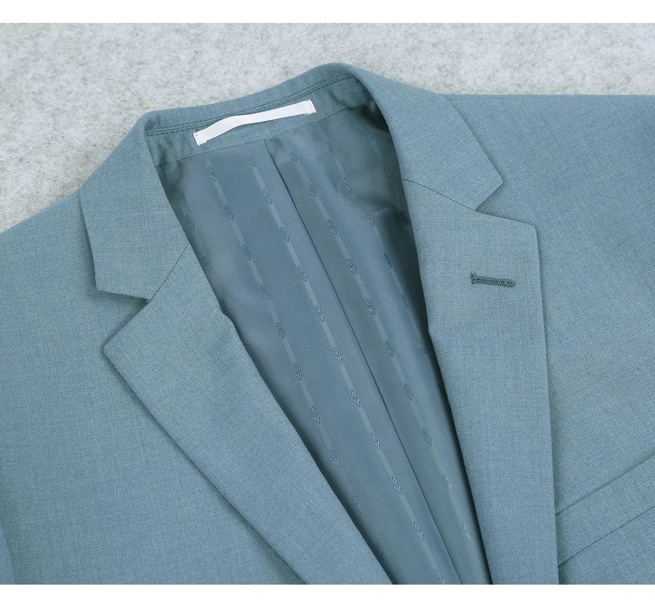 RENOIR 2-Piece Slim Fit Notch Lapel Solid Suit 201-11