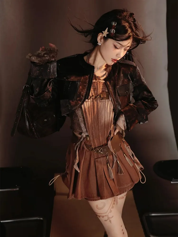 Short Retro Collar Jacket【s0000004030】
