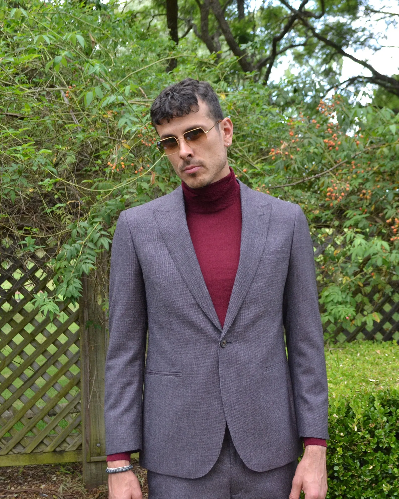 VINCENT & FRANKS VFFGP607W23 PURPLE SUIT